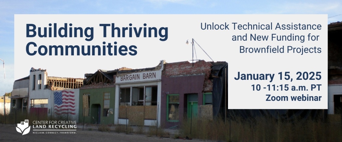 Vacant Land to Thriving Community Webinar